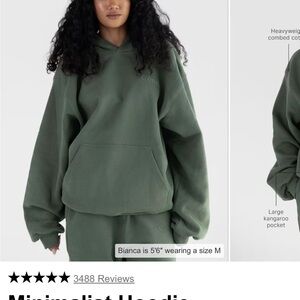 Comfrt Minimalist Hoodie Forest